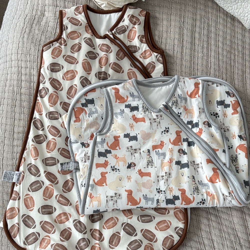 Adorable Animal and Football Print Kids Sleep Sacks